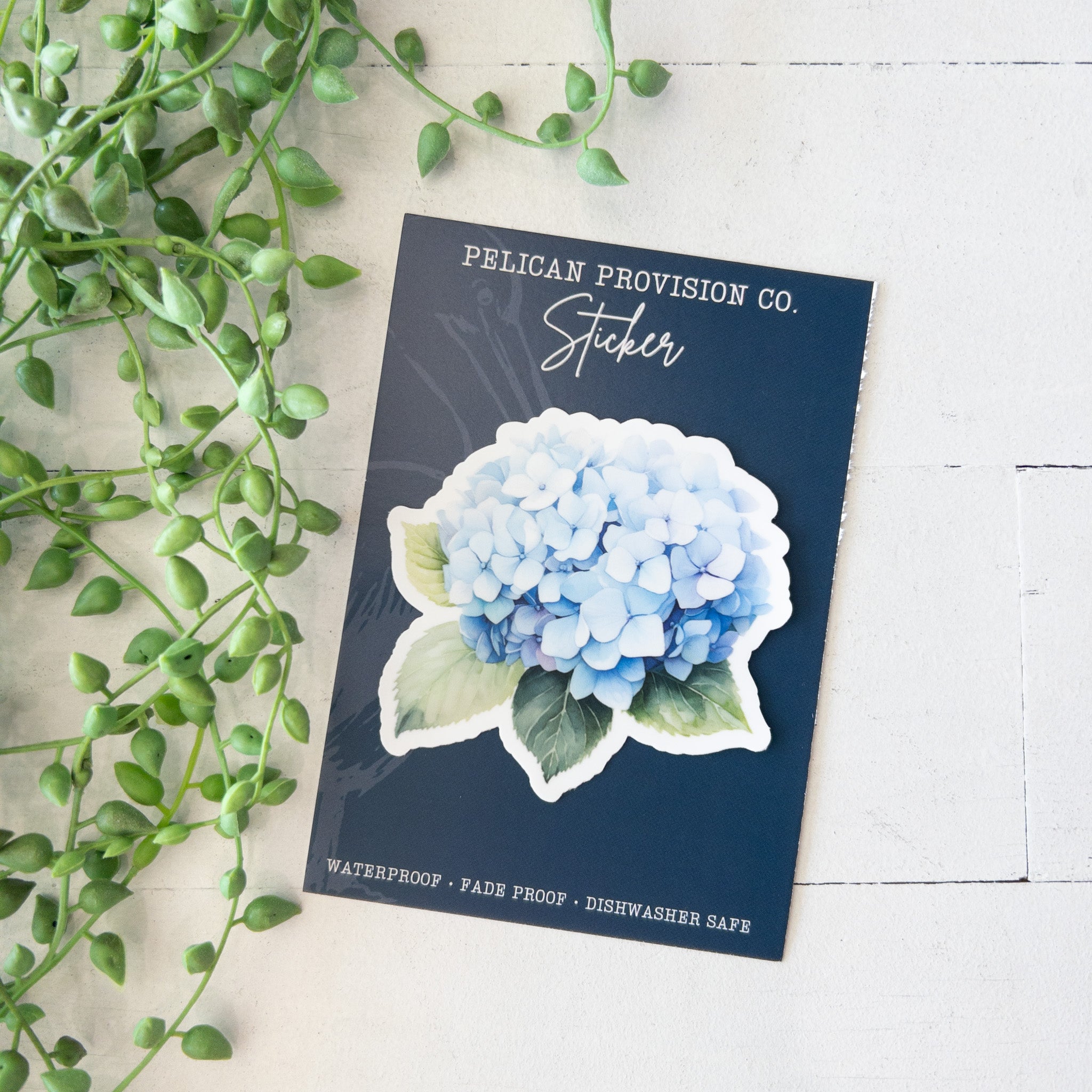 Hydrangea Sticker Hydrangea Sticker – Pelican Provision Co.