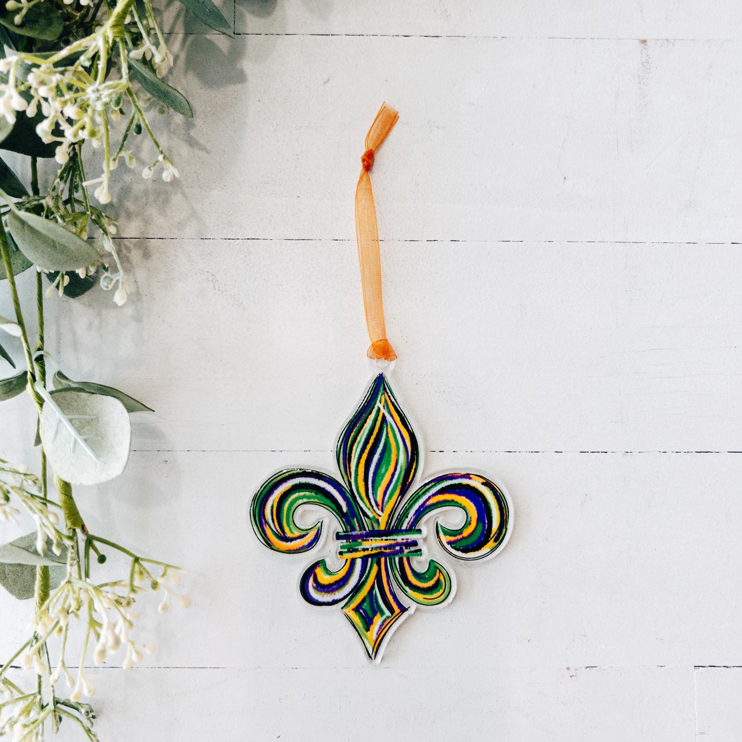 Mardi Gras Fleur De Lis Ornament