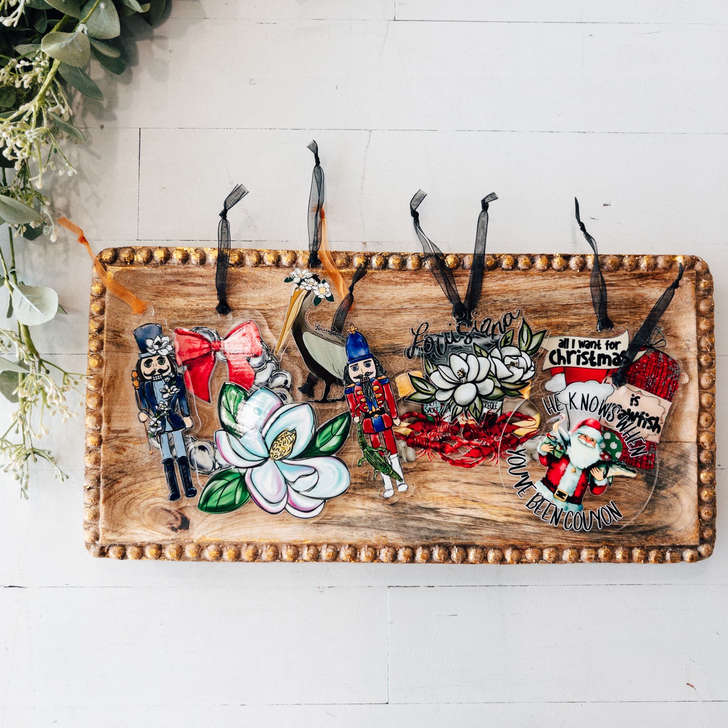 Oyster Wreath Ornament