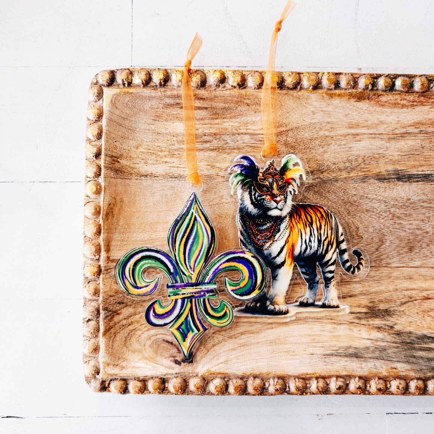 Mardi Gras Tiger Ornament