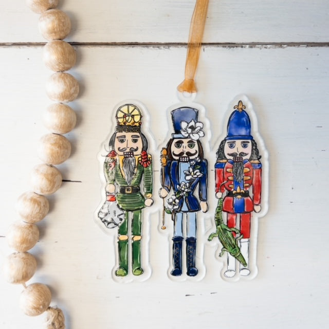 Cajun Nutcracker Trio Ornament