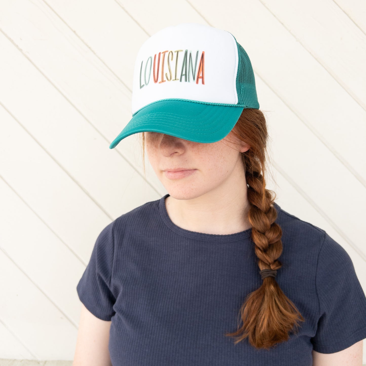 Lively Louisiana Trucker Hat