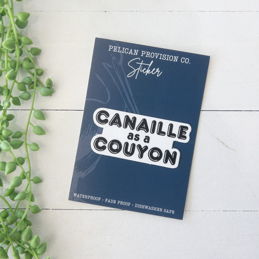 Canaille As A Couyon Sticker
