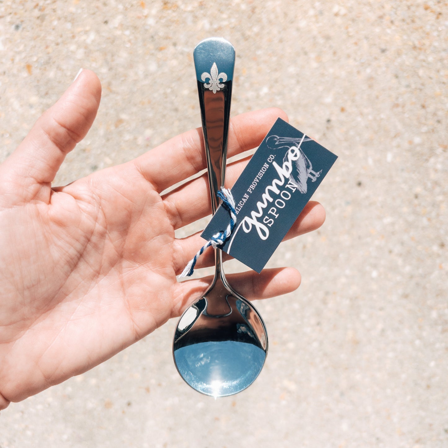 Gumbo Spoons, {Fleur de Lis} Set of 2