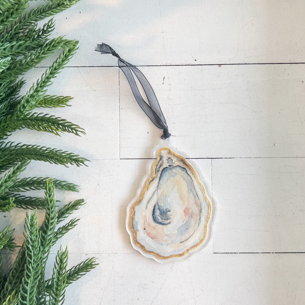 Gilded Oyster Ornament