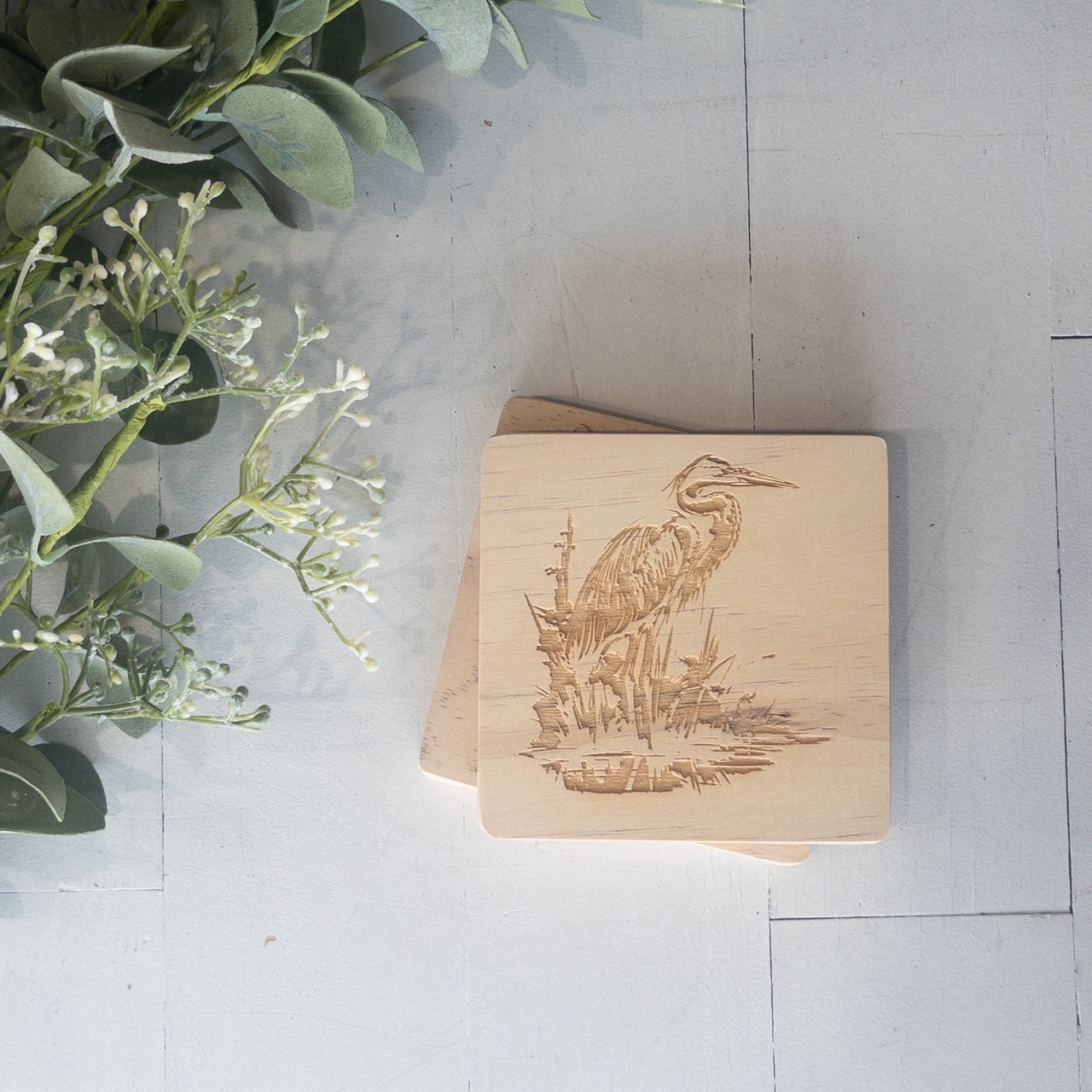 Heron Coaster Duo {set of 2}