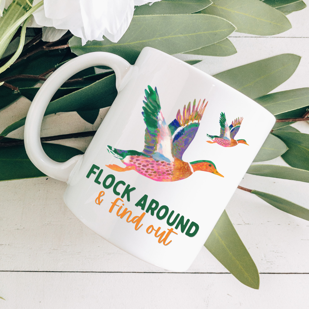 Mallard Duck Flock Coffee Mug