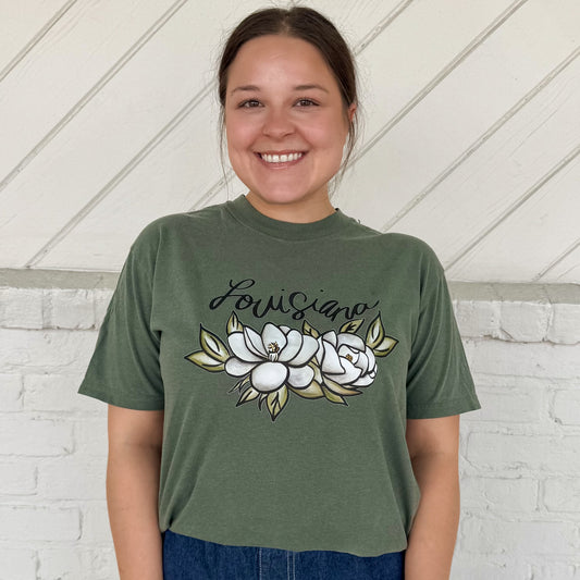 Magnolia, Louisiana Comfort Color T-Shirt