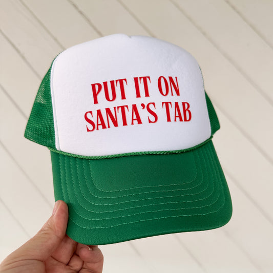 Santa's Tab Trucker Hat