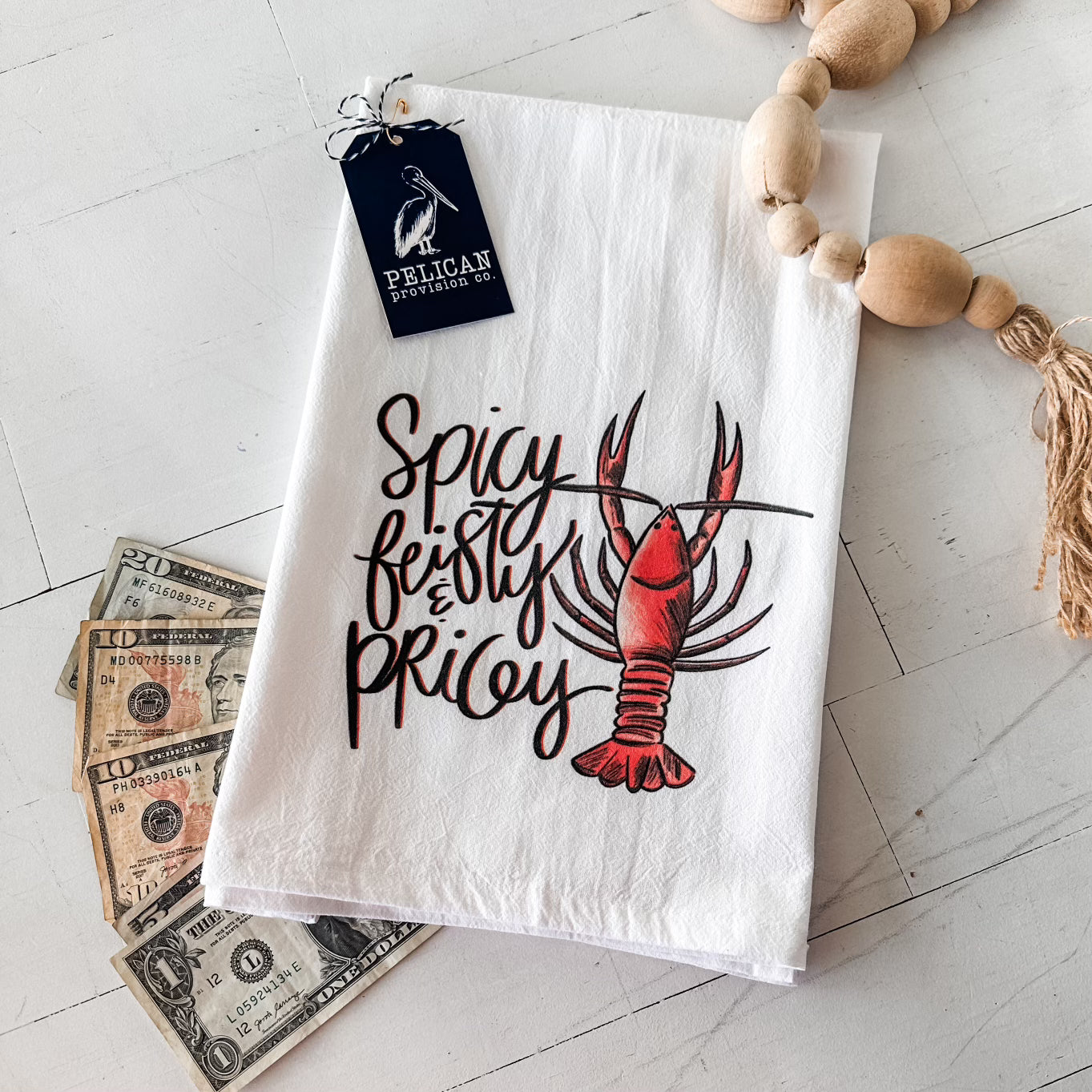 Crawfish Pricey Kitchen Towel