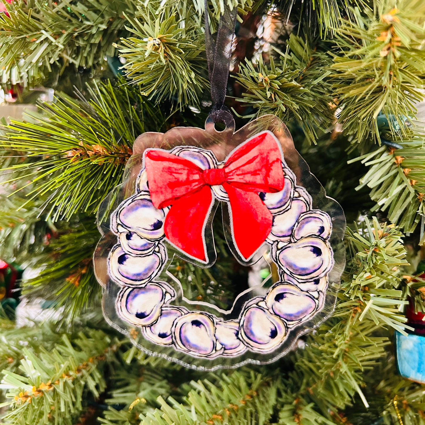 Oyster Wreath Ornament