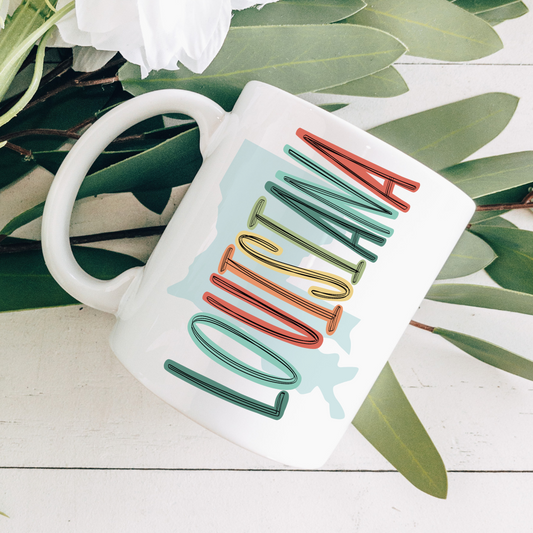 Lively Louisiana Coffee Mug