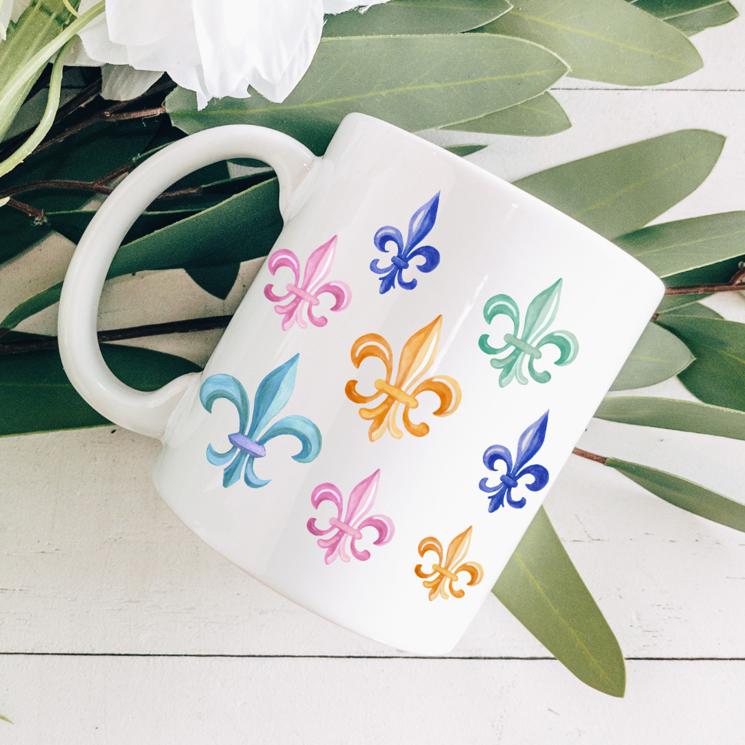 Mosaic Fleur Wrap Coffee Mug