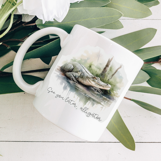 Later Alligator Coffee Mug