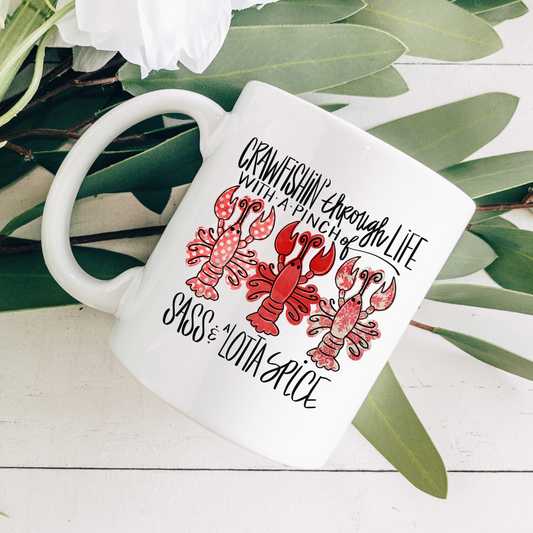 Crawfishin' Through Life Coffee Mug