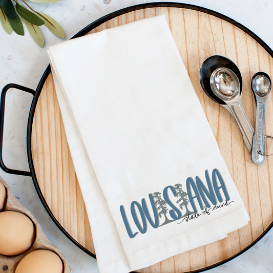 Cypress Tree State of Mind Kitchen Towel