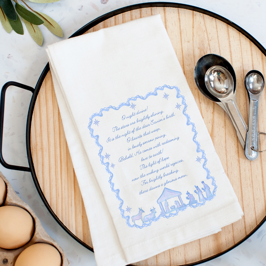 O Holy Night Kitchen Towel