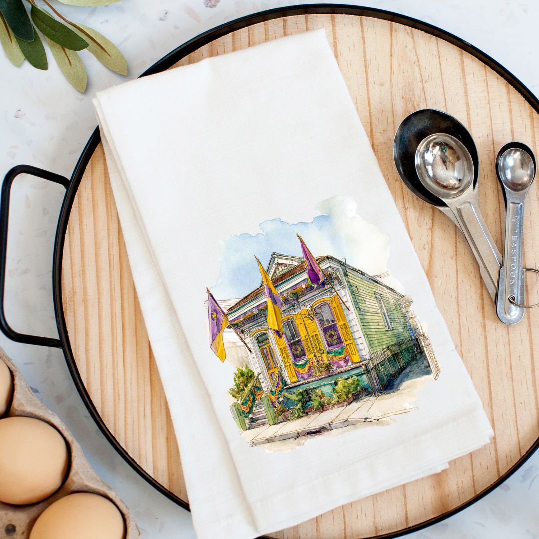 Parade Day Porch Kitchen Towel