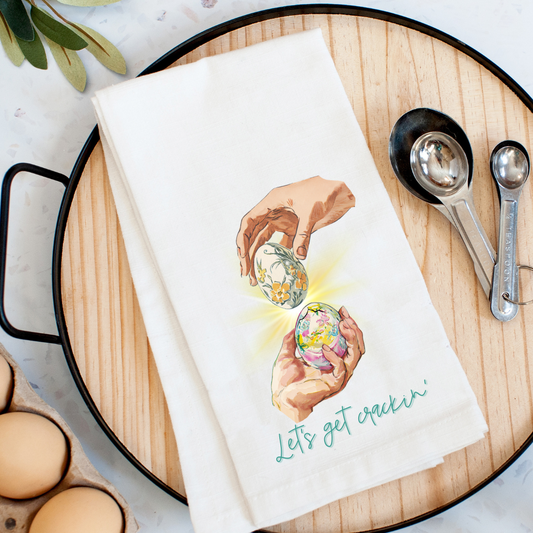 Let's Get Crackin' Kitchen Towel