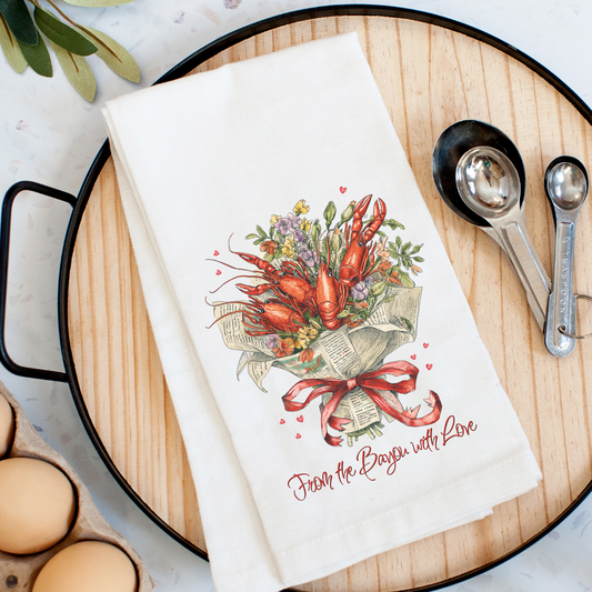 From the Bayou with Love Kitchen Towel
