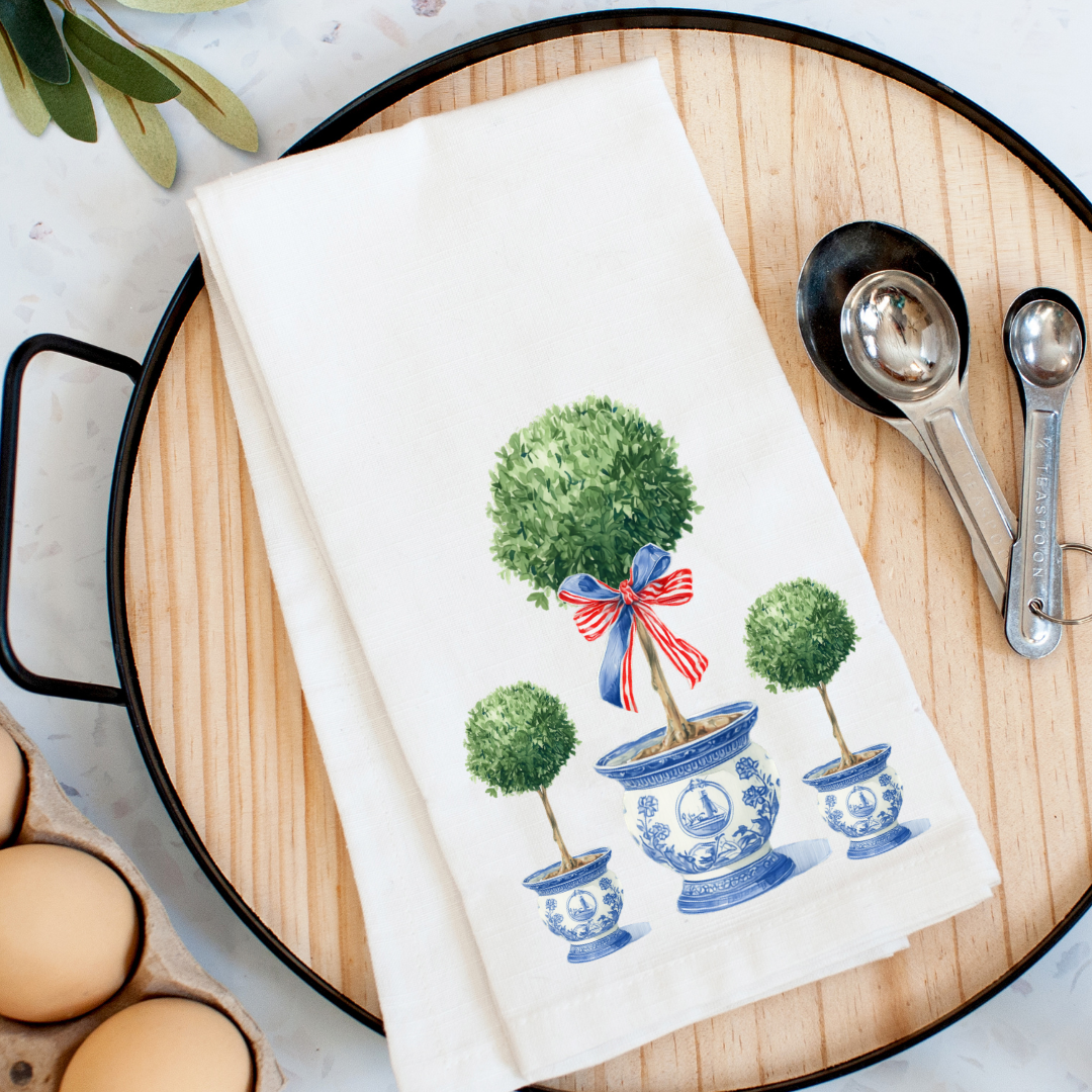 Topiary Trio Kitchen Towel