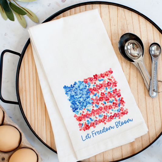 Let Freedom Bloom Kitchen Towel