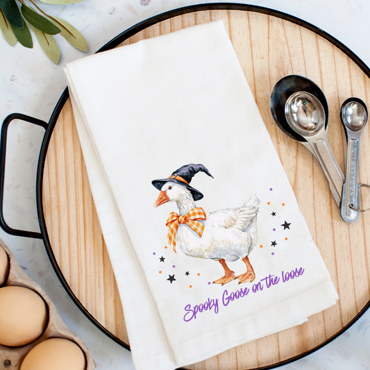 Spooky Goose Kitchen Towel