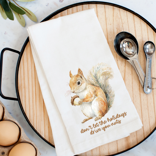 Drive You Nuts Kitchen Towel