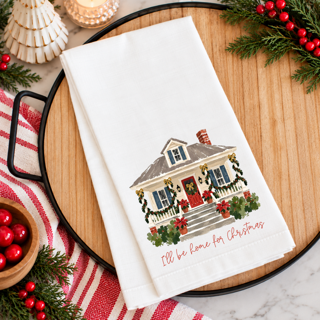 Home For Christmas Kitchen Towel