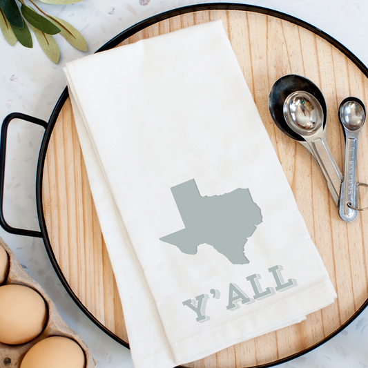 Texas Y'all Kitchen Towel