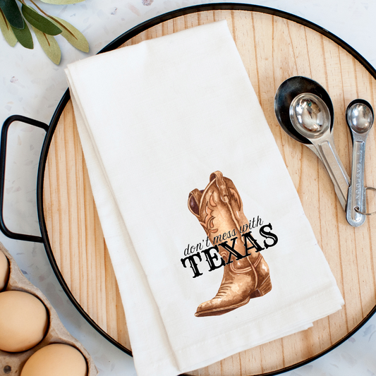 Texas Boot Kitchen Towel