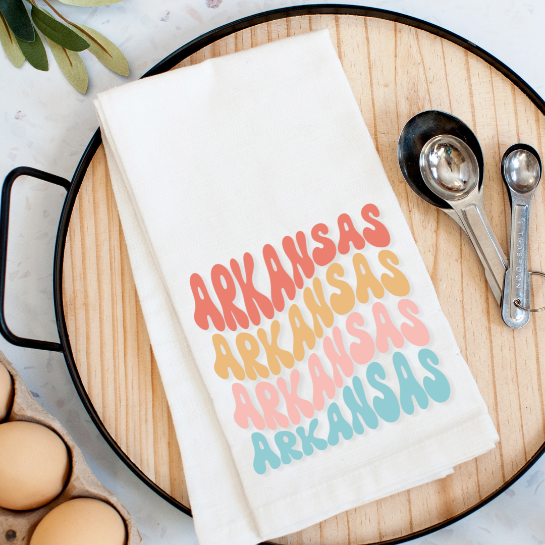 Wavy Arkansas Kitchen Towel
