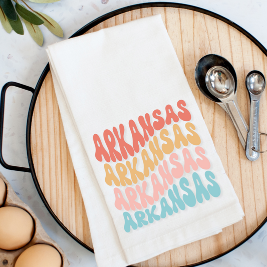 Wavy Arkansas Kitchen Towel