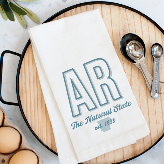 Arkansas, The Natural State Kitchen Towel