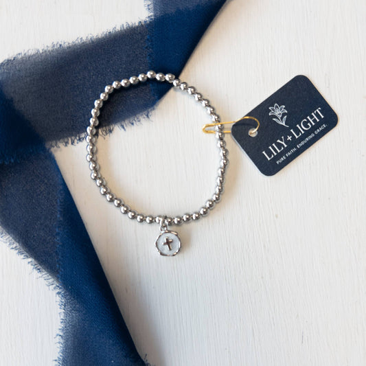 Faith Bracelet, Silver