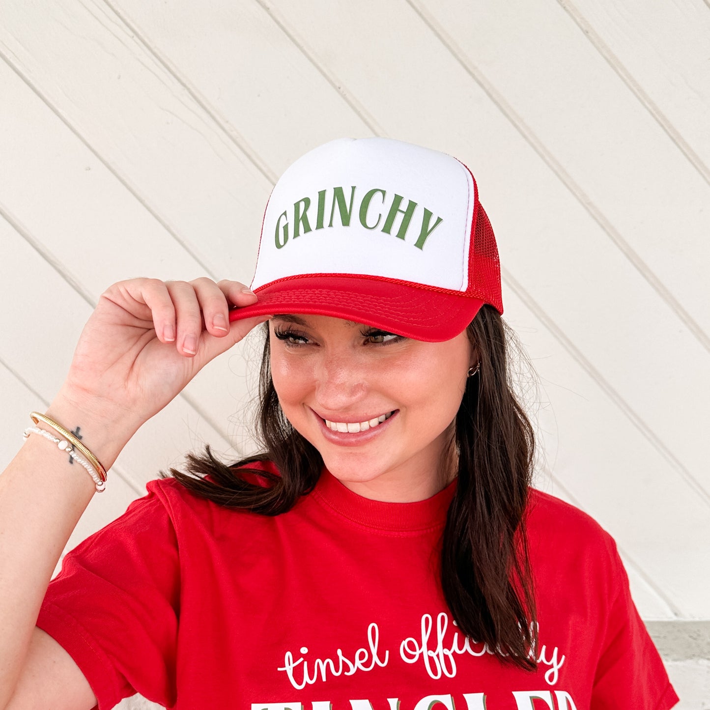 Grinchy Trucker Hat