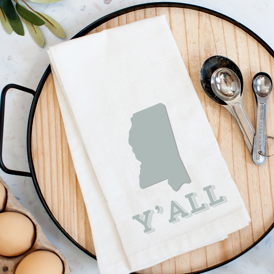 Y'all Mississippi Kitchen Towel