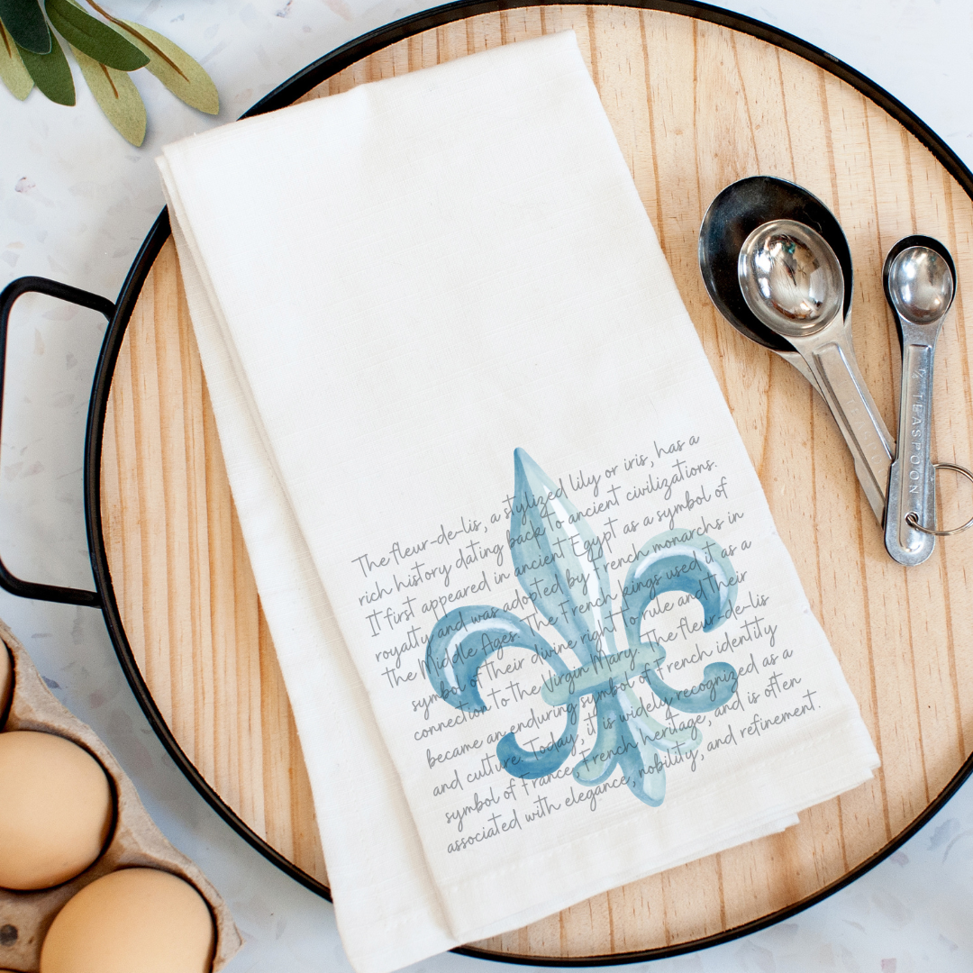 Fleur De Lis Kitchen Towel