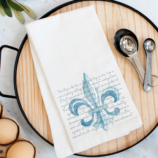 Fleur De Lis Kitchen Towel