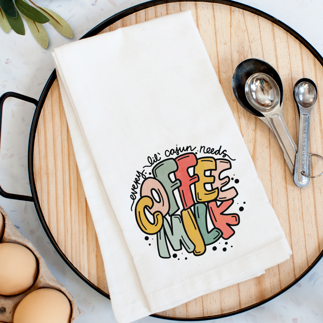 Coffee Milk Kitchen Towel