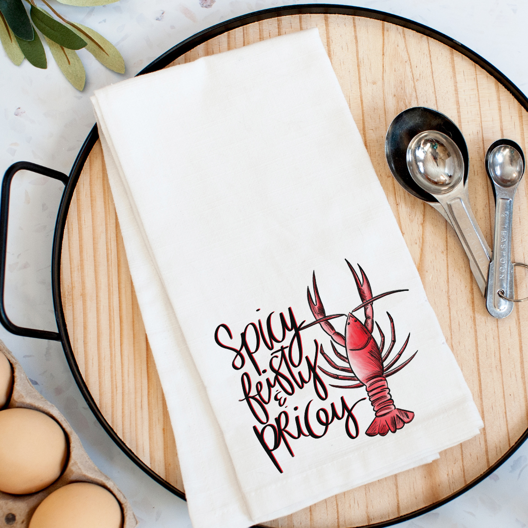 Crawfish Pricey Kitchen Towel