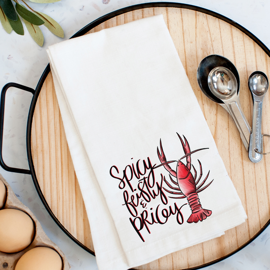 Crawfish Pricey Kitchen Towel